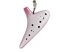 adultos Ocarinas Tecla Alto C De 12 Agujeros (AC) Tao Xun Ocarina Instrumento Musical De Ocarina De Cerámica Esmaltada Con Degradado Agrietado De Doce Agujeros ocarina instrumento (Color : 01)