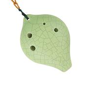 adultos Ocarinas Tecla C De Agudos De 6 Agujeros (SC) Instrumento Musical De Ocarina Con Esmalte De Grietas En Forma De Corazón, Ocarina De Estudiante Principiante De Seis Agujeros ocarina instrumento