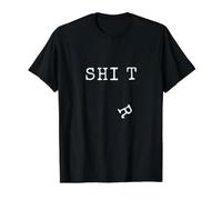 Adultos Papá S.H.I.T The Fun Dad Comedy Camiseta gráfica económica, Hombre, Negro, S