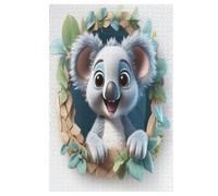 Adultos Rompecabezas Koala 1000 Piezas, Juguetes para Niños, Juegos Familiares, Puzzles EduChative Niños Y Niñas 78×53cm