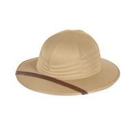 Adultos Selva Explorador Indiana Jones Safari Sombrero Pith Disfraz Casco Duro