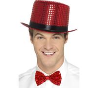 Adultos Top de Lentejuelas Sombrero Colorido Show Tiempo Accesorio para Disfraz