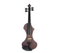 Adultos Violín 4/4 Tamaño completo Violín con estuche eléctrico Violín Solidwood Set de cuerpo de madera maciza W/Brazilwood arco + cadenas de violín + rosina + sintonizador + puente
