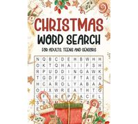 Adults Christmas Gifts: Christmas Word Search For Seniors Large Print: 1500+ Winter Words To Find, Cozy Presents For Men & Women For Stress Relief (Teens Stocking Stuffers)