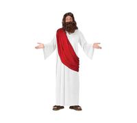 Adults Jesus Red White Nativity Christmas World Book Day Easter Dress Up Robes Fancy Dress Costume