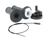 Adunsiaoto 2 Piezas Cable del Puño del Acelerador, Puños Motocross ATV Beach Bike, Asiento Acelerador De Aluminio Motocross Bicicleta De Playa Agarre Antideslizante Cable Acelerador Accesorios Motos