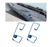 Adunsiaoto 2 Piezas Resortes Del Brazo Limpiaparabrisas Acero Inoxidable, Refuerzo Resorte Presión Aleació, Resorte De Tensión De Los Brazos Del Limpiaparabrisas Para Los Amante Coche(Azul)