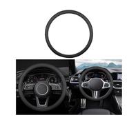 Adunsiaoto Antideslizante Cubierta Volante Coche, Nappa Cuero Perforado Empalmado Volante del Automóvil Cubierta Goma Anillo Interior, Funda De Timón De Coche con Última Generación(Fibra Carbono)