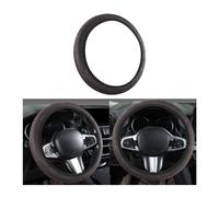 Adunsiaoto Antideslizante Transpirable Suave Durable del Volante del Coche De Accesorios, Elástico Stretch Volante Cubierta, Cubre Timón Transpirable Y Antideslizante Accesorios Coche(Café)
