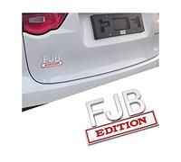 Adunsiaoto Pegatinas De Coches De Metal 3D, 3D Metal Badge Emblem Badge Car Decal Sticker Outdoor Accessories Aleación Zinc, Auto Insignia Universal Autoadhesiva Pegatina del Vehículo(Plata/Rojo)