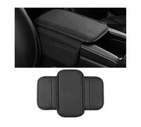 Adunsiaoto Protector Cuero Impermeable La Caja Asiento Apoyabrazos, Reposabrazos Coche Con Memoria Espuma, Impermeabile Protezione per La Copertura Della Scatola Del Sedile Del Bracciolo(Negro)