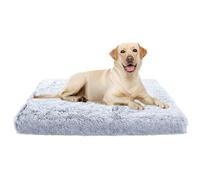 ADUODAO Cama ortopédica para mascotas con parte inferior antideslizante para labrador, pastor alemán, golden retriever, almohada de ansiedad para perros, cojín rectangular para gatos (100 x 60 x 10 cm