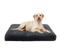 ADUODAO Cama ortopédica para mascotas con parte inferior antideslizante para labrador, pastor alemán, golden retriever, almohada de ansiedad para perros, cojín rectangular para gatos (50 x 40 x 5 cm