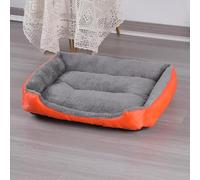 ADUODAO Camas ortopédicas rectangulares para perros, colchón calmante para gatos, tapetes de cojín para perros con parte inferior antideslizante, sofá acolchado antiansiedad para mascotas medianas y