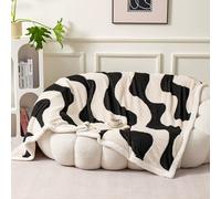 ADUODAO Manta grande de jacquard mullida para sofá, mantas de cama suaves y simples, mantas de decoración de la casa para colchas individuales y dobles, sillón, uso en todas las estaciones (160 x 130