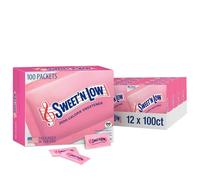 Aduoke Sweet’N Low Zero-Calorie Sweetener | Contains Saccharin, Sugar Substitute, Keto, Vegan, Gluten-Free | Great for Cooking, Baking, Coffee, Tea, Hot/Cold Beverages | 100 Packets (12 Pack)