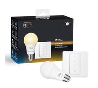 AduroSmart - Juego de iniciación LED de luz blanca cálida, regulable, una bombilla LED E27 y un mando Fen, luz blanca cálida