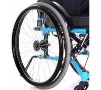 ADUUTPPD Cubiertas De Llanta De Empuje para Silla De Ruedas, Cubierta para Rueda Trasera para Silla De Ruedas para Mejorar El Agarre Y La Tracción Cubiertas,Negro,24in