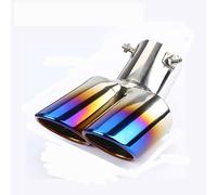ADUYHCZ Cola de Escape para Ford Puma II Gen-E Electric 2025 2026 Tubo de Escape Embellecedor Silenciador Salida de Escape Doble Curva Accesorios de Deflector,B