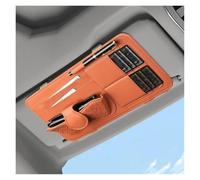 ADUYHCZ Gafas de Sol Caja para Coches, para Dacia Sandero 1/2 (2008-2020), Soporte Gafas Sol Multifuncional Funda para Gafas Portable Accesorios Interior,Brown