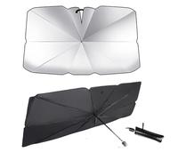 ADUYHCZ Parasol Parabrisas Coche Tipo Paraguas, para Toyota C HR CHR Hybrid/C HR EV B-Hybrid/2016-2025 2026 Plegable Protector Térmico Bloqueador Rayos UV, Sombrilla,B 140CM*80CM