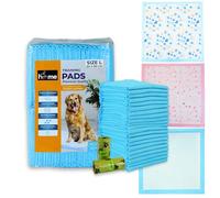 ADV HOME - Empapadores Perros - Máxima Absorción (5 Capas) - Regalo 2 Rollos Bolsa de excrementos Biodegradable - 40 Unid. - Empapadores Perros 60x60 - Empapadores Bebe - Empapadores Cama Adultos