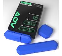ADV Tennis Amortiguador con sensación Personalizada, Amortiguador de Raqueta para Reducir la vibración y Permanecer en la Raqueta, Amortiguador de Raqueta de Tenis de polisilicona diseñado, Azul,