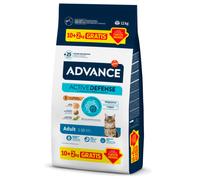 Advance Adult - Pienso seco para gatos - Pollo y arroz - Cantidad: 10 + 2 kg GRÁTIS