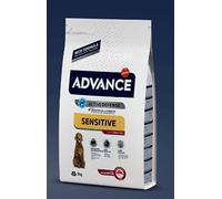 Advance Adulto Sensitive Medium Maxi Cordero y Arroz 12kg, Pienso para Perros, Comida Perros