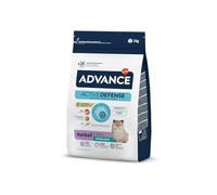 Advance Cat Hairball Sterilized, Pienso para Gatos Adultos para prevenir la formación de Bolas de Pelo con Pavo, 3kg