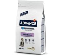 Advance Cat Hairball, Pienso para Gatos Adultos para prevenir la formación de Bolas de Pelo con Pavo, 1,5kg