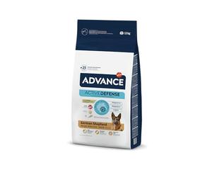 Advance German Shepherd, Pienso para Perros Adultos con Pavo, 12kg