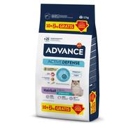 Advance Hairball Esterilizado - Pienso seco para gatos esterilizados para reducir las bolas de pelo - Pavo y arroz - Cantidad: 10 + 2 kg GRÁTIS