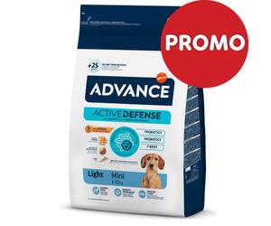 Advance Light Mini - Pienso para perro adulto pequeño para control de peso - Pollo y arroz - Cantidad: 3 kg [PROMO]