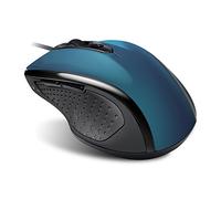Advance S-6D-BL- Ratón óptico con cable (500/1000 ppp, 6 teclas), color azul