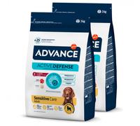 Advance Sensitive - Pienso seco para perros adultos con sensibilidades - Cordero y arroz - Cantidad: 2 x 3 kg