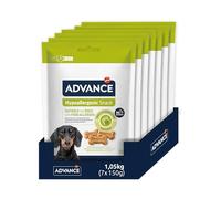 ADVANCE Snacks Hypoallergenic - Galletas Para Perros - Pack De 7 x 150 g - Total 1,05 kg