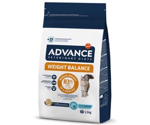 Advance VET Weight Balance - Pienso para gato adulto con sobrepeso - Cantidad: 1,5 kg
