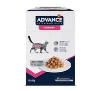 Advance VET Urinary - Alimento húmedo para gato adulto con problemas urinarios - Cantidad: 12 x 85 g