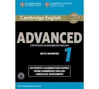 Advanced 1. Practice Tests with Answers and Audio CDs.