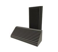 Advanced Acoustics Amortiguador de trampa de graves de cuña de espuma acústica de estudio de 3 pies, paquete de 2