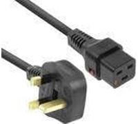 Advanced Cable Technology 2.0 m UK - C19, M/F 2m C19 - Cable eléctrico (M/F, 2 m, Macho/Hembra, C19 y 230, 16, Negro)