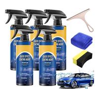 Advanced Car Quick Acting Agent Spray Sopami Quick Effect Coating Agent, Sopami Spray Auto Nano Ceramic Sp-ray Multifuncional Recubrimiento Renovación Spray (5 unidades)
