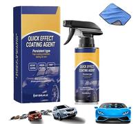 Advanced Car Quick-Acting Coating Agent Spray, 2025 New 3 in 1 High Protection Quick Car Coating Spray, Multi-Functional Car Shine Spray for Cars, Motorcycles (1PC)