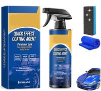 Advanced Car Quick-Acting Coating Agent Spray, 3 in 1 High Protection Quick Car Coating Spray, 120ml Quick Effect Coating Agent, Multi-Functional Coating Renewal Agent for Cars, Motorcycles (1PCS)