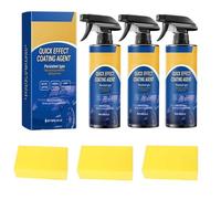 Advanced Car Quick-acting Coating Agent Spray, 3 in 1 High Protection Quickly Car Coating Spray, Waterless Wash Coat Cars Wax Polish Sprays (1Pcs) (3PCS)