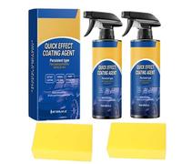 Advanced Car Quick-acting Coating Agent Spray, 3 in 1 High Protection Quickly Car Coating Spray, Waterless Wash Coat Cars Wax Polish Sprays (1Pcs) (2PCS)