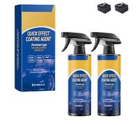 Advanced Car Quick-Acting Coating Agent Spray - 3-in-1 Quick Effect Spray Coating Agent for Vehicles, Liquid Gloss Car Polish for most Surfaces, Easy Shine for Daily Car Care (2PCS)