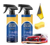 Advanced Car Quick-acting Coating Agent Spray, Quick Effect Coating Agent, Car Coating Spray for Shine and Protection, Waterless Wash Coat Car Wax Polish Sprays (*2)