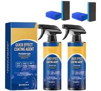Advanced Car Quick-Acting Coating Agent Spray,Quick Effect Coating Agent for Car,3 In 1 High Protection Quick Car Coating Spray,Long-Lasting Protection (2Pcs)